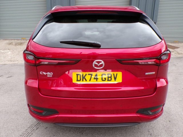 Mazda CX-80 3.3D Takumi Awd 6 Seat Conv Dap Pan DK74GBV Red #6