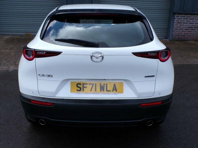 Mazda CX-30 2.0 E-skyactiv G Mhev Se-l Lux SF71WLA White #4