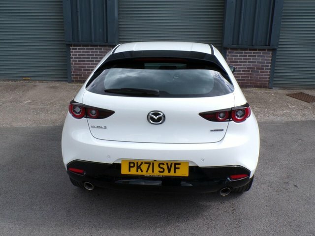 Mazda 3 2.0 E-skyactiv X Mhev 186 Se-l Lux PK71SVF White #5