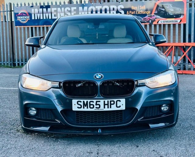 BMW 3 Series 320I M Sport Saloon SM65HPC Grey #2