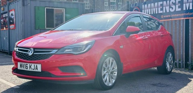Vauxhall Astra Turbo Energy Hatchback MV16KJA Red #3