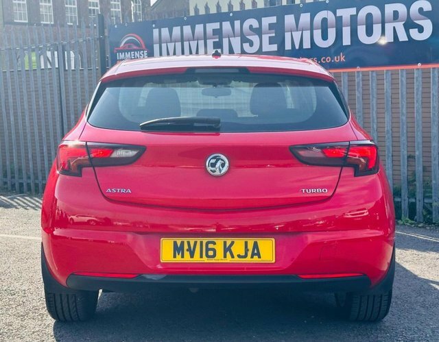 Vauxhall Astra Turbo Energy Hatchback MV16KJA Red #5