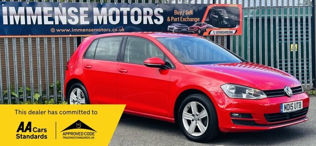 Volkswagen Golf Tsi Bluemotion Tech Match Red