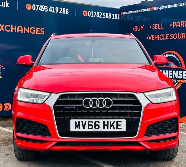 Audi Q3 Tfsi S Line Edition MV66HKE Red #2