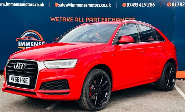 Audi Q3 Tfsi S Line Edition MV66HKE Red #3
