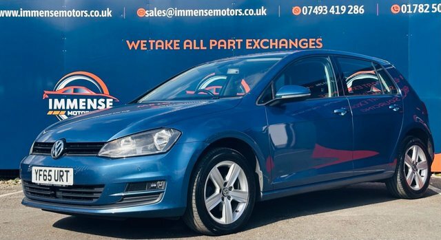 Volkswagen Golf Tdi Bluemotion Tech Match YF65URT Blue #3