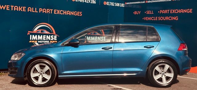 Volkswagen Golf Tdi Bluemotion Tech Match YF65URT Blue #4