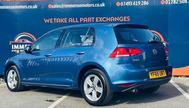 Volkswagen Golf Tdi Bluemotion Tech Match YF65URT Blue #5