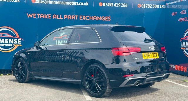 Audi A3 Tdi S Line Hatchback KV67YZW Black #6