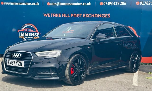 Audi A3 Tdi S Line Hatchback KV67YZW Black #4