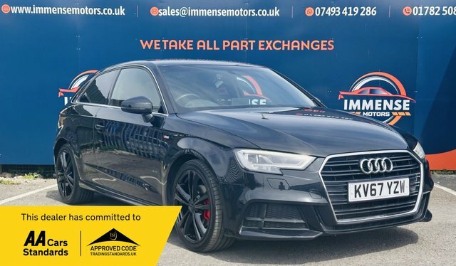 Audi A3 Tdi S Line Hatchback Black