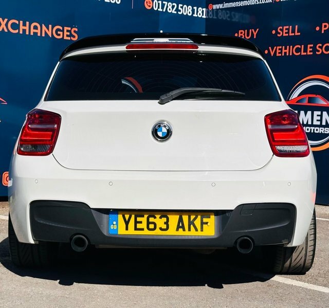 BMW 1 Series 118I M Sport Hatchback YE63AKF White #3