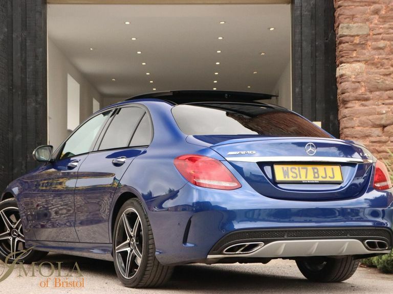 Mercedes-Benz C Class 3.0 C43 V6 Amg Premium Plus G-tronic 4Matic Eur WS17BJJ Blue #2