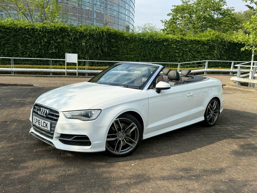 Audi S3 2.0 Tfsi Cabriolet S Tronic Quattro Eur LP16LCK White #4