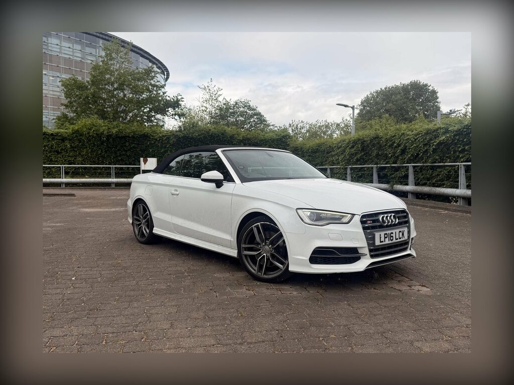 Audi S3 2.0 Tfsi Cabriolet S Tronic Quattro Eur White
