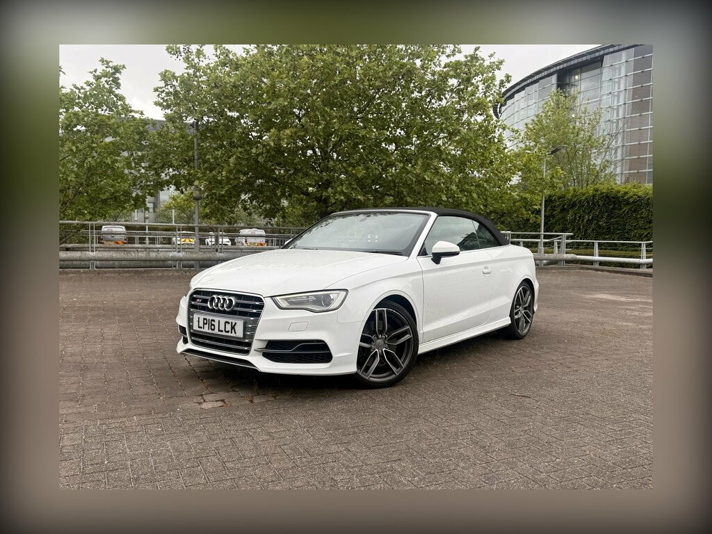 Audi S3 2.0 Tfsi Cabriolet S Tronic Quattro Eur LP16LCK White #2