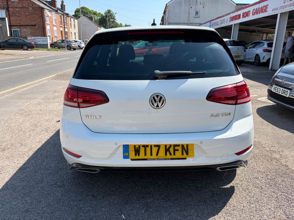 Volkswagen Golf 2.0 Tdi Bluemotion Tech R-line Hatchback Diese WT17KFN White #6