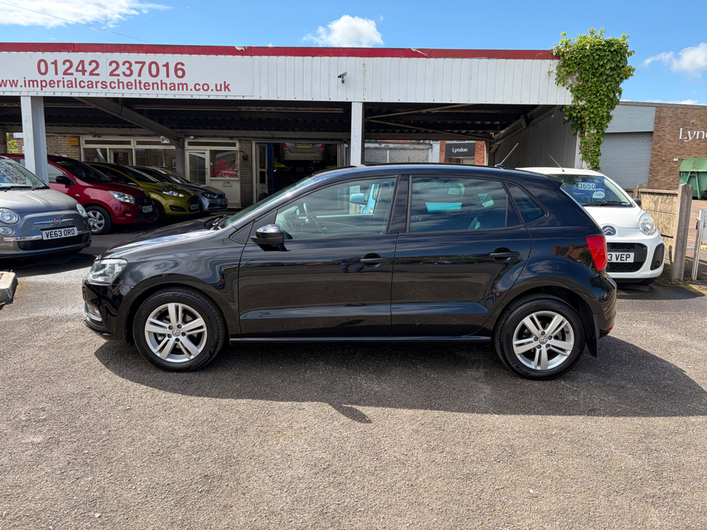 Volkswagen Polo 1.2 Tsi Bluemotion Tech Match Hatchback GL66SWK Black #6
