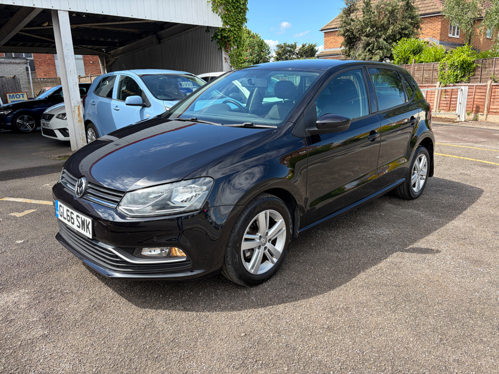 Volkswagen Polo 1.2 Tsi Bluemotion Tech Match Hatchback GL66SWK Black #3