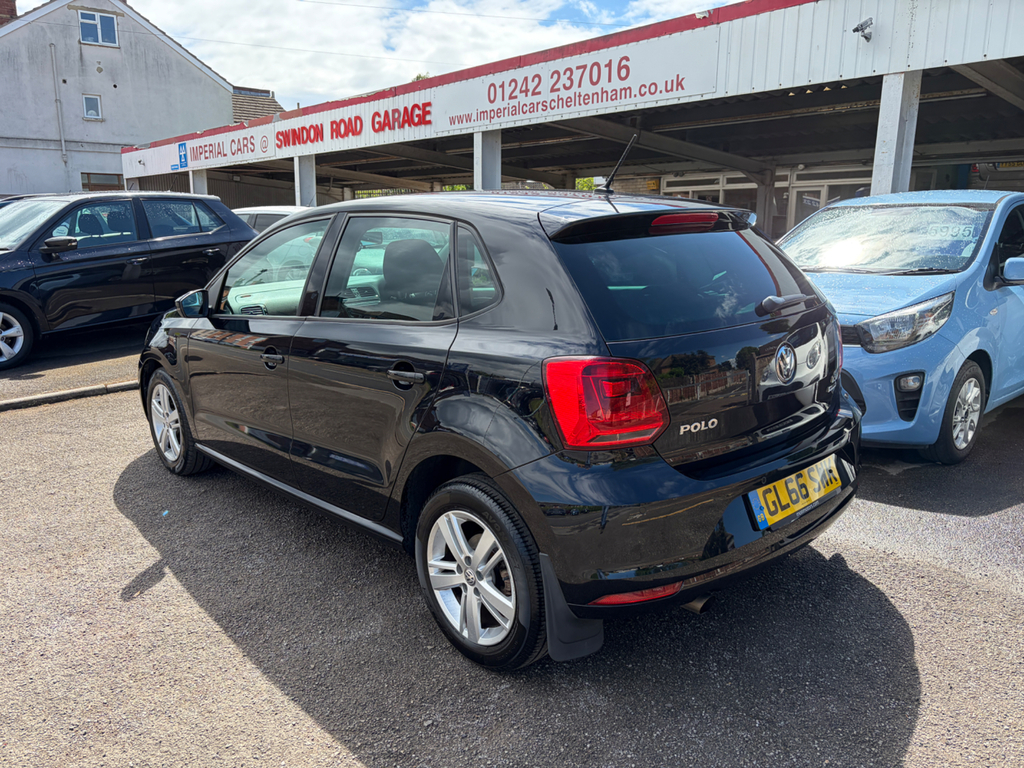 Volkswagen Polo 1.2 Tsi Bluemotion Tech Match Hatchback GL66SWK Black #4