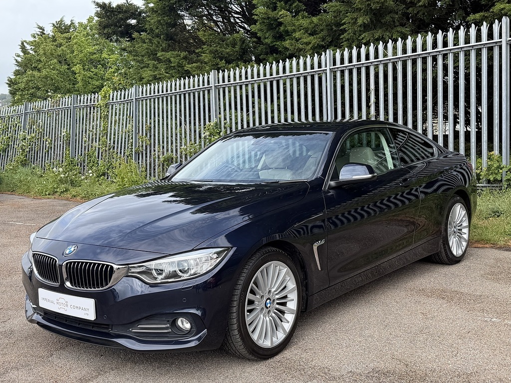 BMW 4 Series 420D Luxury LA17KXZ Blue #4