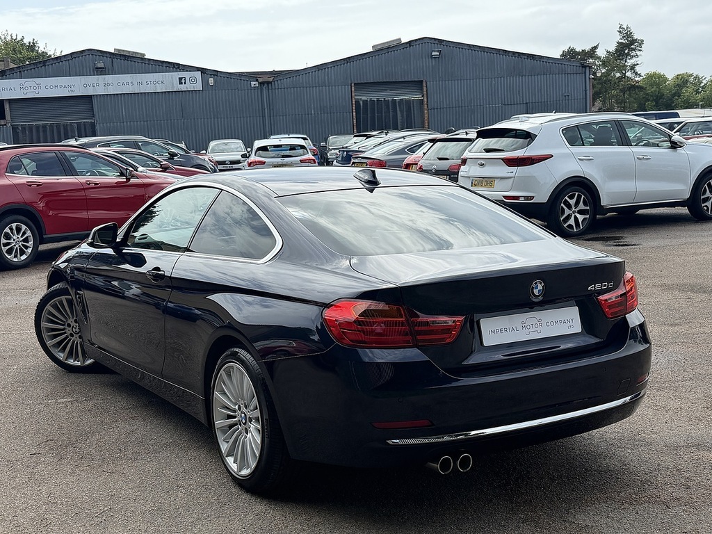 BMW 4 Series 420D Luxury LA17KXZ Blue #2
