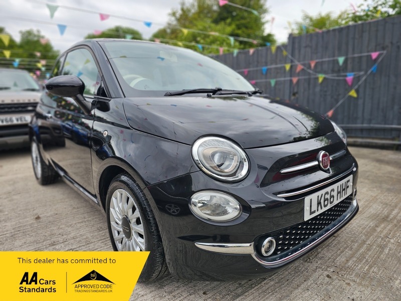 Fiat 500 0.9 Twinair Lounge Hatchback Black