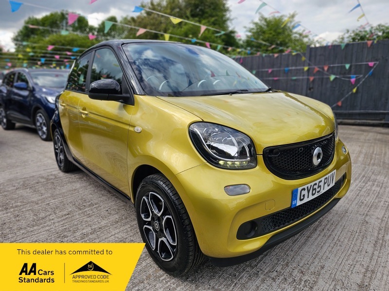Smart Forfour 0.9T Prime Premium Hatchback Yellow