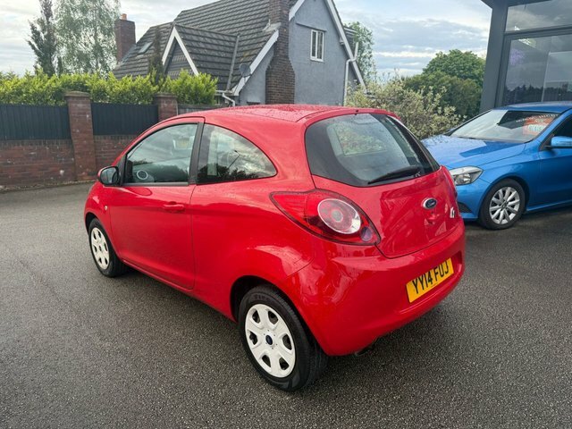 Ford KA 1.2 Edge Hatchback Euro 6 S S YY14FUJ Red #3