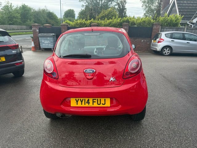 Ford KA 1.2 Edge Hatchback Euro 6 S S YY14FUJ Red #5