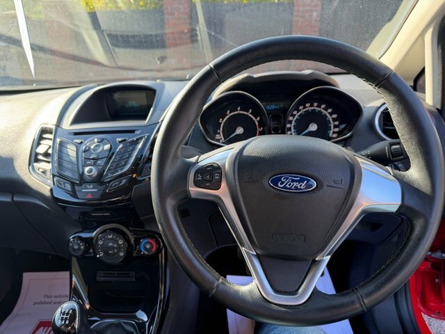 Ford Fiesta 1.25 Zetec Hatchback Euro 6 82 MW65GYR Red #6