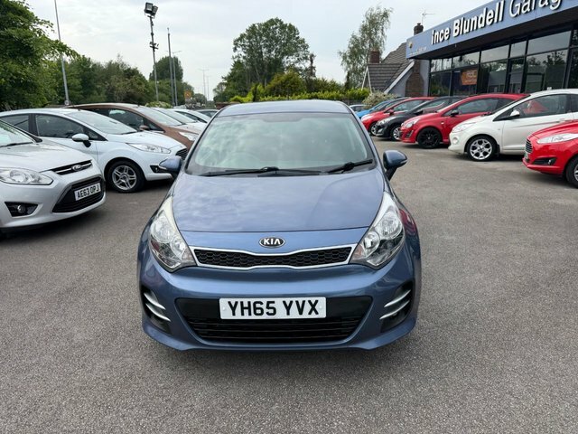 Kia RIO 1.25 2 Hatchback Euro 6 84 Bhp YH65YVX Blue #2