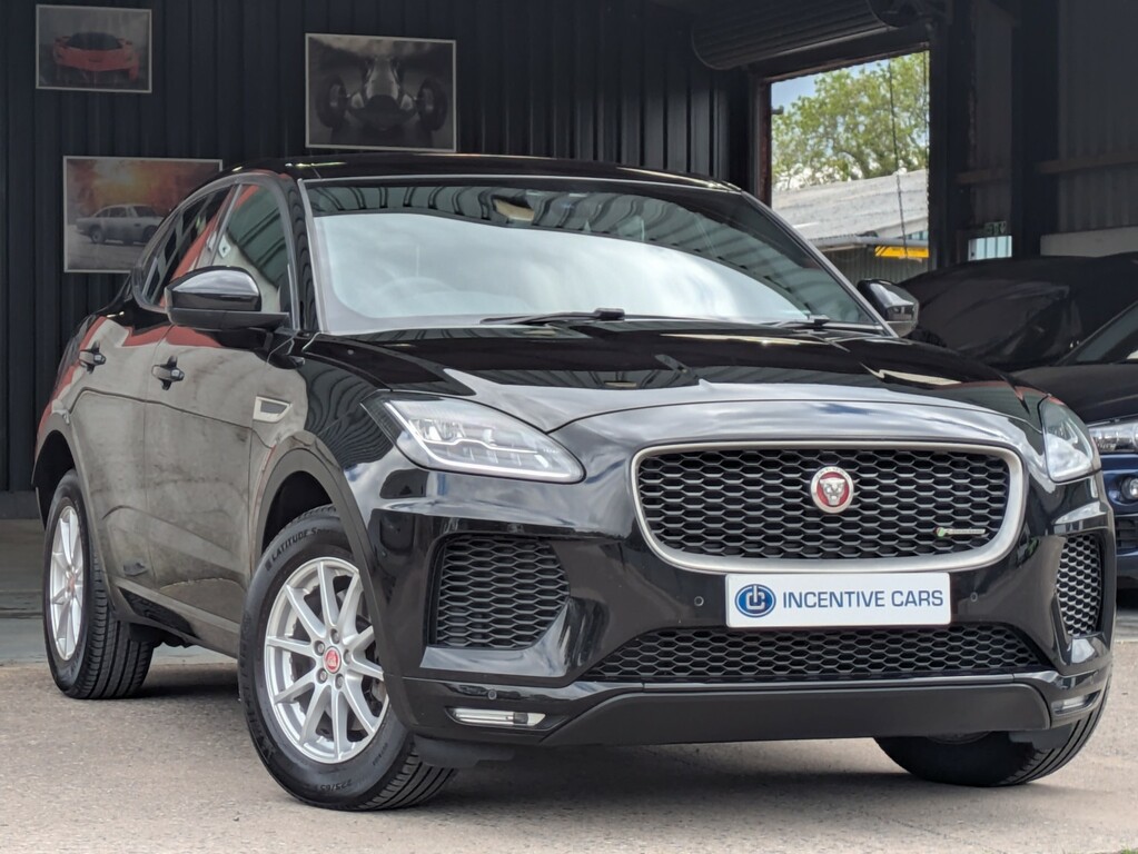 Jaguar E-Pace D180 R-dynamic Jaguar Service History. Black