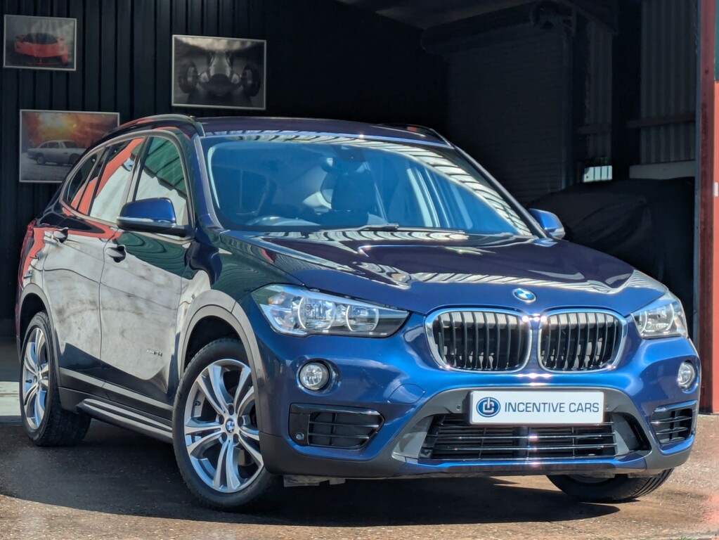 BMW X1 Xdrive18d Sport 2.0D Suv. 2 Owners. Sat Nav. Foldi Blue