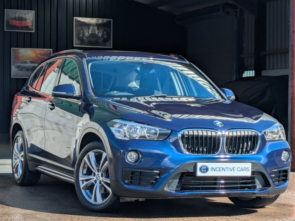 BMW X1 Xdrive18d Sport 2.0D Suv. 2 Owners. Sat Nav. Foldi Blue #6
