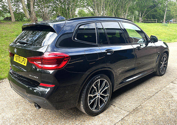 BMW X3 30D Xdrive Mht M Sport YB70LPU Blue #3