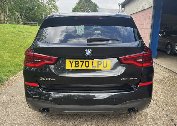 BMW X3 30D Xdrive Mht M Sport YB70LPU Blue #4