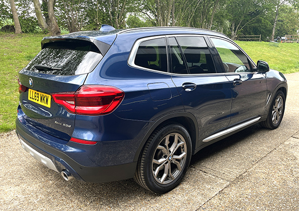 BMW X3 20D Xdrive Xline LL69WKW Blue #3