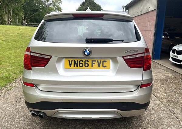 BMW X3 30D Xdrive Xline VN66FVC Black #4
