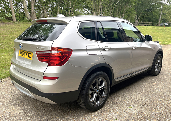BMW X3 30D Xdrive Xline VN66FVC Black #3