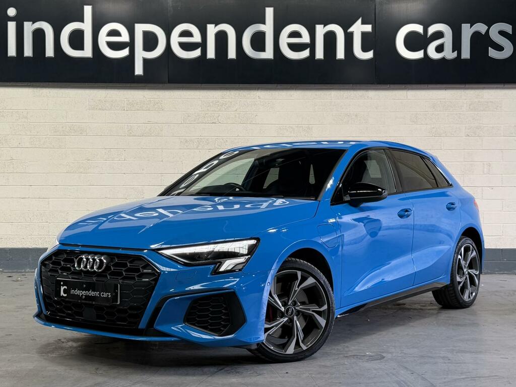 Audi A3 1.4 Tfsie 45 S Line Competition Sportback Petr Blue