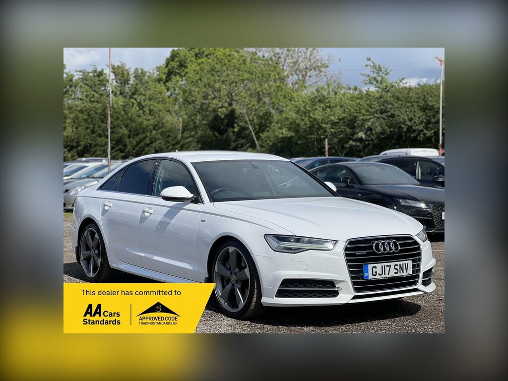Audi A6 Saloon 3.0 Bitdi V6 S Line Tiptronic Quattro Euro 6 Ss White