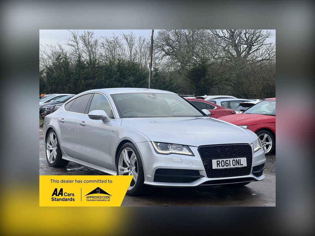 Audi A7 3.0 Tdi V6 S Line Sportback S Tronic Quattro Euro Silver