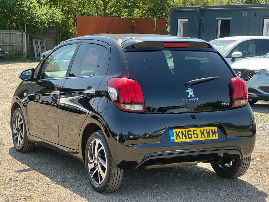 Peugeot 108 1.2 Puretech Allure Top Euro 6 KN65KWM Black #5