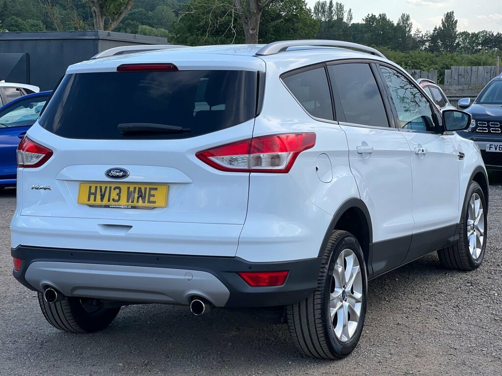 Ford Kuga 2.0 Tdci Titanium 2Wd Euro 5 HV13WNE White #6