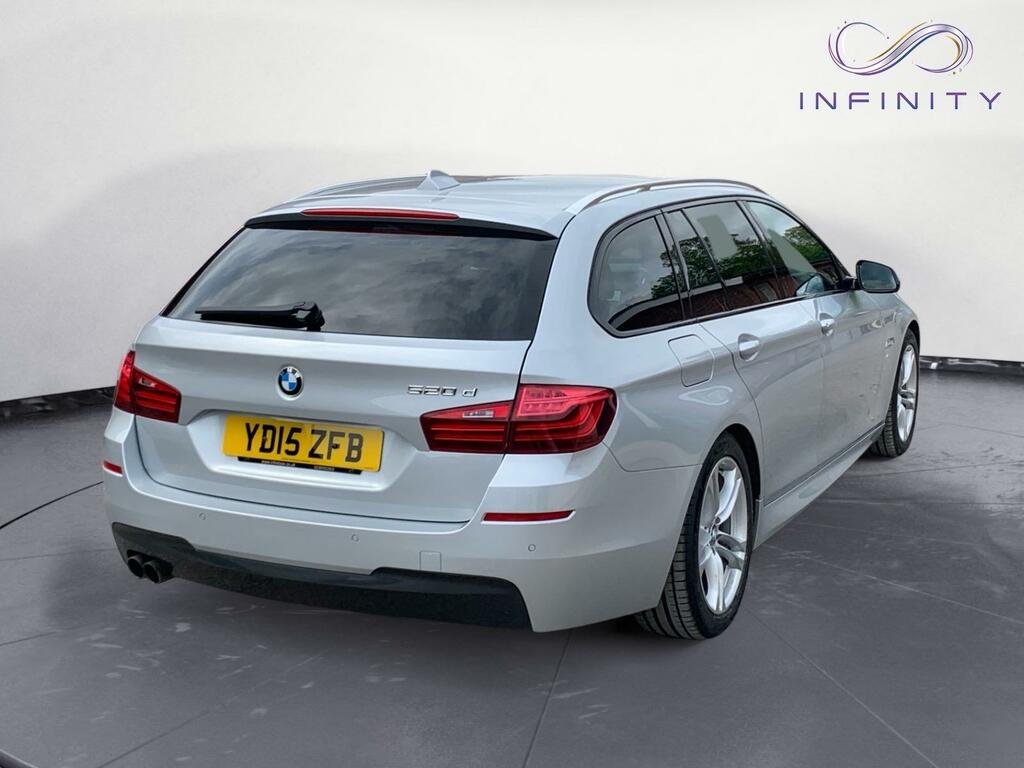 BMW 5 Series 2.0 520D M Sport Silver #6