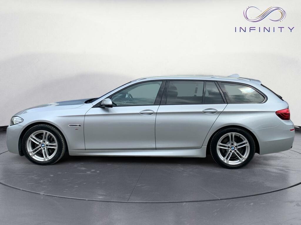 BMW 5 Series 2.0 520D M Sport Silver #3