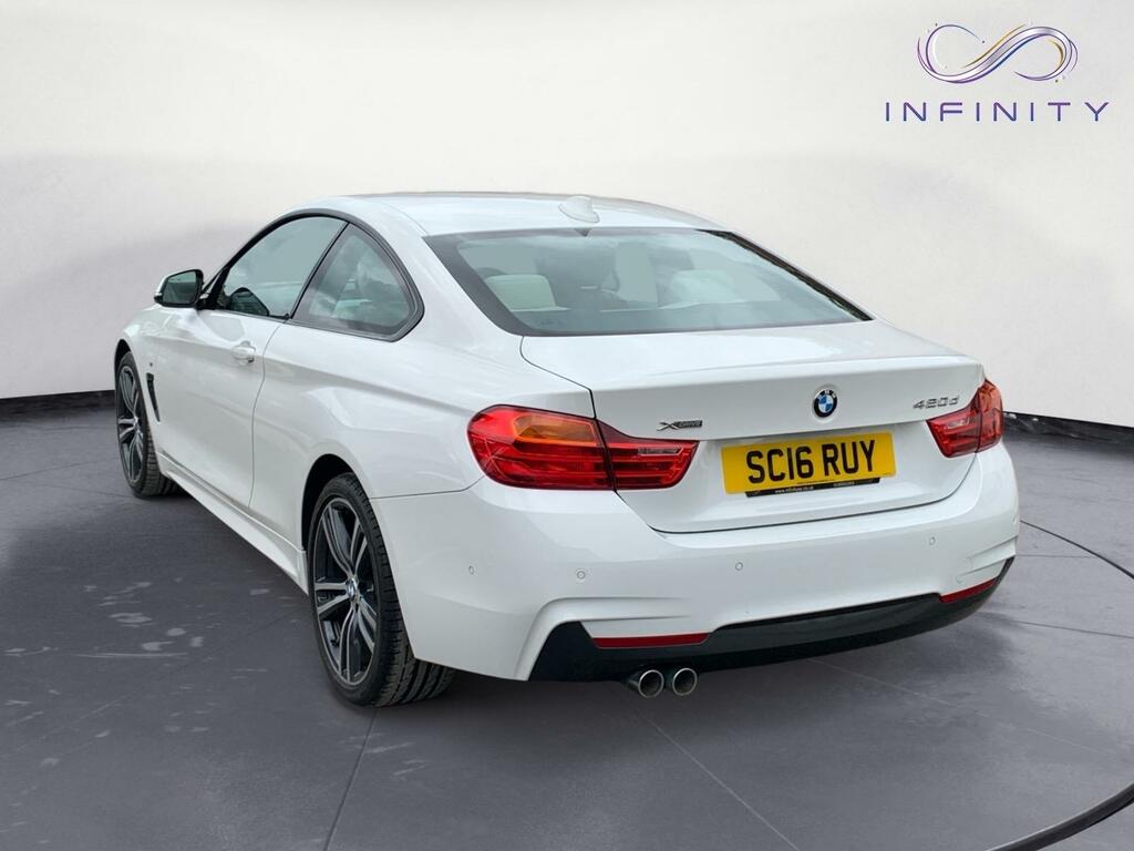 BMW 4 Series Gran Coupe 2.0 420D M Sport White #3