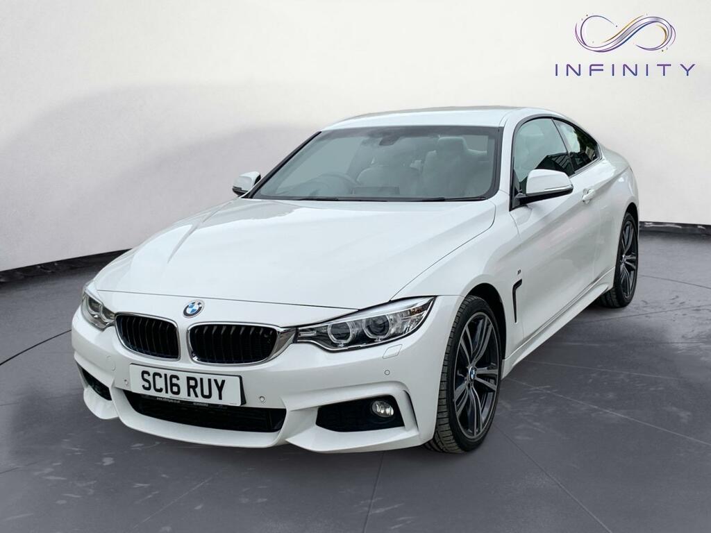 BMW 4 Series Gran Coupe 2.0 420D M Sport White #2