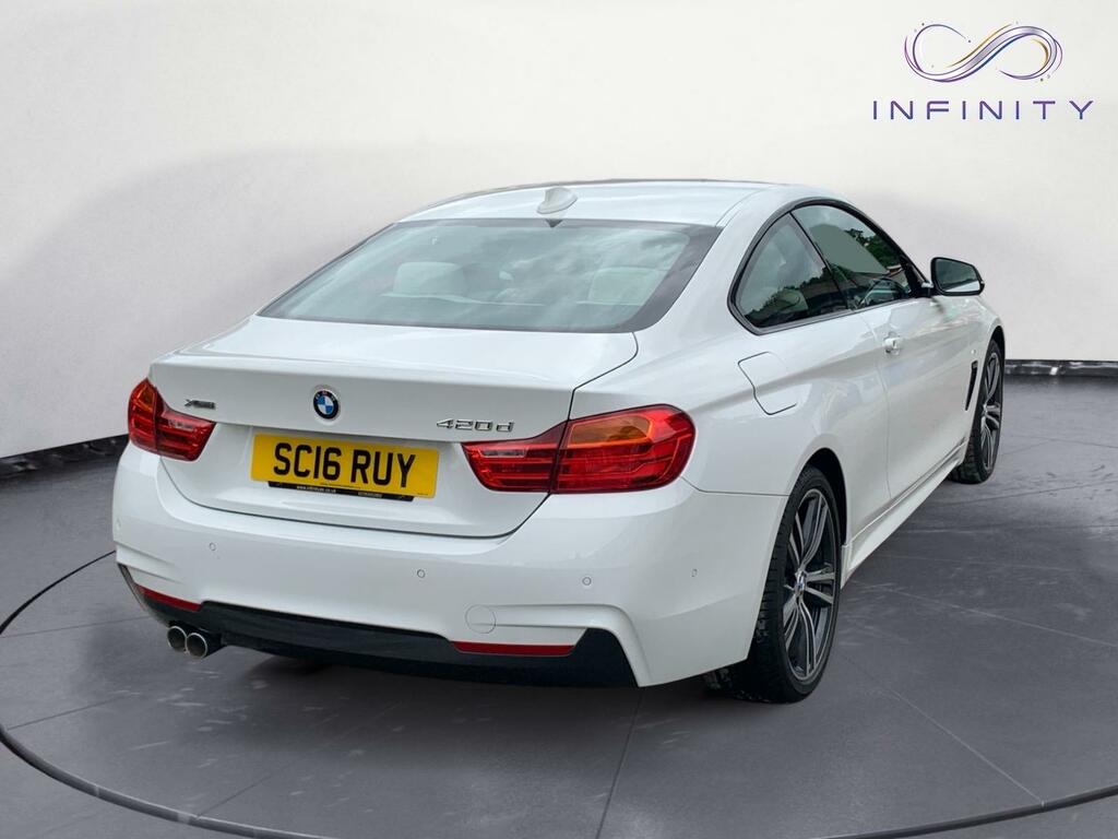 BMW 4 Series Gran Coupe 2.0 420D M Sport White #5